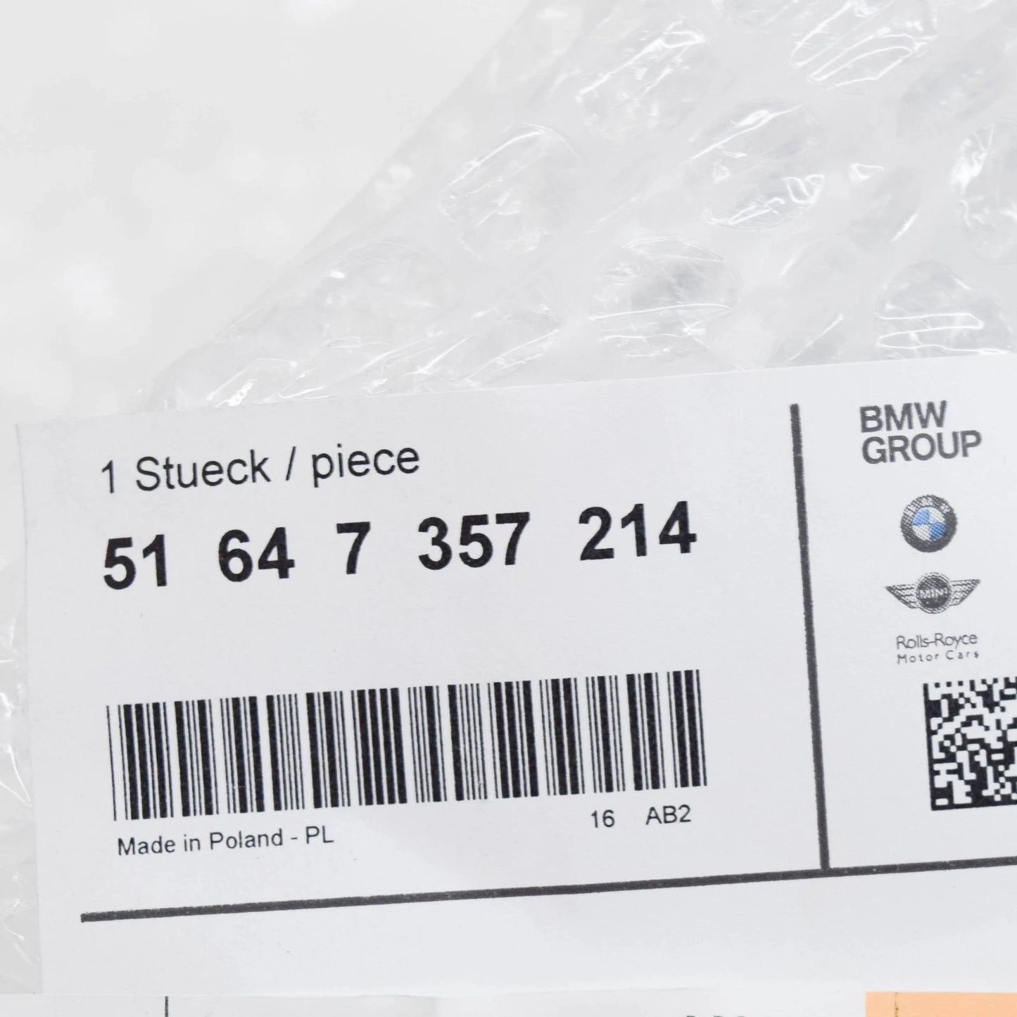 NEW BMW 7 G11 FRONT RIGHT HEADLIGHT BRACKET 51647357214 7357214 2016 ORIGINAL