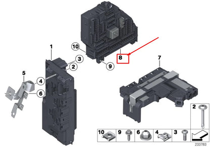 NEW BMW X4 F26 REAR POWER DISTRIBUTION FUSE BOX 61149210859 9210859 ORIGINAL
