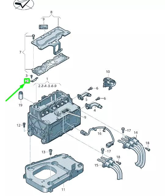 NEW VOLKSWAGEN PASSAT B8 3G FUSE 5C0915463