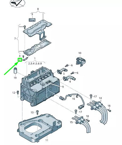 NEW VOLKSWAGEN PASSAT B8 3G FUSE 5C0915463