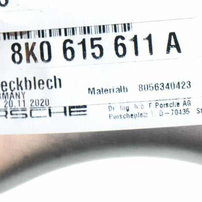 NEW AUDI A4 B8 REAR LEFT BRAKE DISC COVER PLATE 8K0615611A ORIGINAL