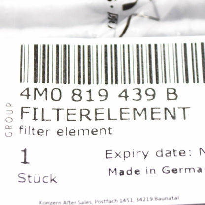 NEW AUDI A4 B9 CABIN AIR FILTER 4M0819439B ORIGINAL