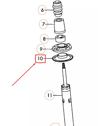 NEW AUDI A4 B8 FRONT LOWER SPRING DISC 8K0412103C ORIGINAL