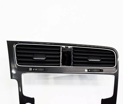 NEW VW GOLF MK7 CENTER AIR VENTS W/ SAT NAV TRIM 5G1819728AFDAR LHD ORIGINAL