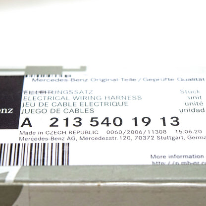 NEW MB E W213 FRONT LEFT WHEEL SHOCK ABSORBER WIRING HARNESS A2135401913