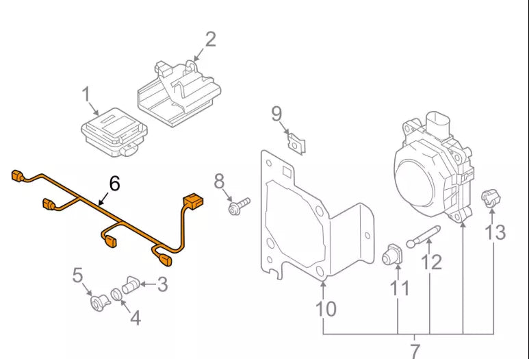 NEW AUDI A4 B9 FRONT BUMPER PDC WIRING HARNESS LOOM 8W0971095A ORIGINAL