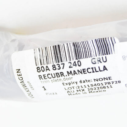 NEW AUDI Q5 FY FRONT RIGHT DOOR HANDLE TRIM PLATE LHD 80A837240GRU