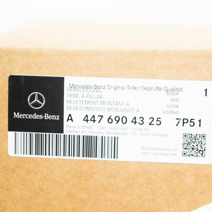 NEW MB VITO W447 FRONT RIGHT A-PILLAR COVER TRIM A44769043257P51 ORIGINAL