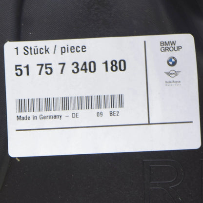 NEW BMW 7 G11 G12 REAR RIGHT UNDERBODY PANELLING 51757340180 ORIGINAL
