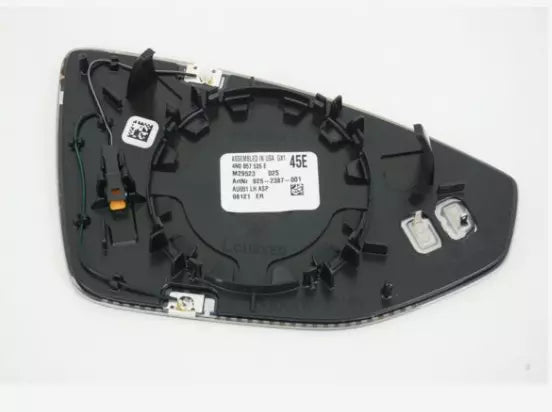 NEW AUDI A8 4N FRONT LEFT DOOR MIRROR GLASS 4N0857535E ORIGINAL