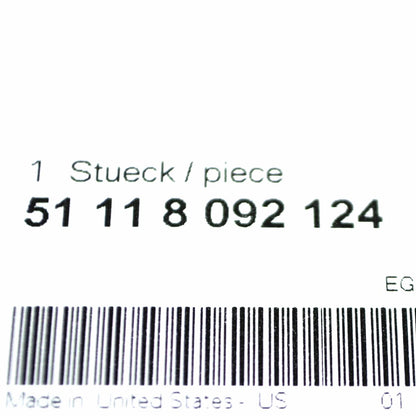 NEW BMW X5 G05 FRONT BUMPER TOW HOOK EYE COVER LEFT M 51118092124 ORIGINAL