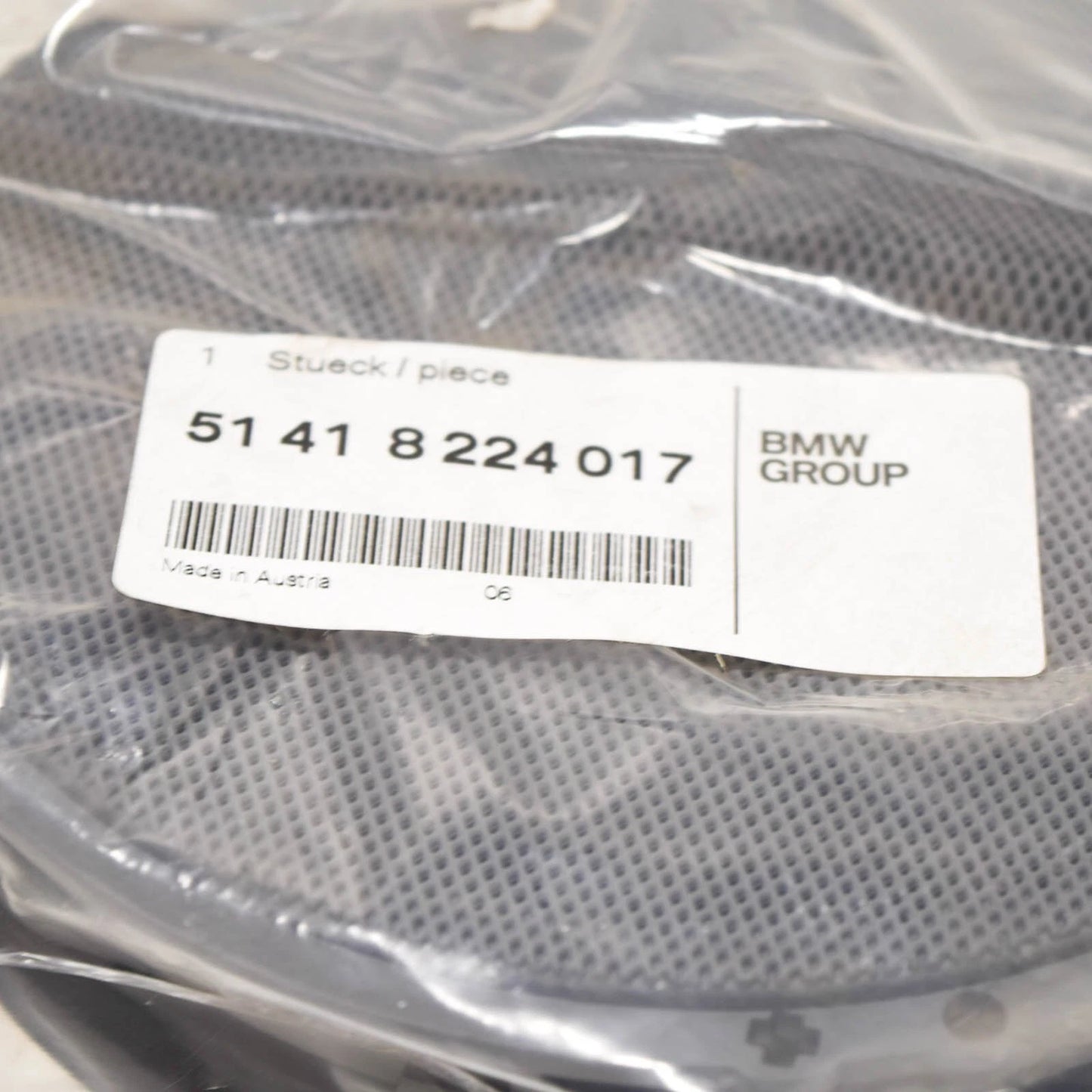 NEW BMW 3 E46 FRONT LEFT SPEAKER COVER GRAU 51418224017 8224017 ORIGINAL