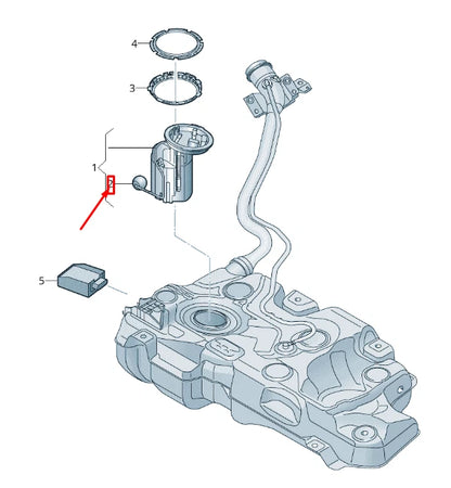 NEW VOLKSWAGEN T-ROC A11 FUEL GAUGE SENDER 5Q0919673E