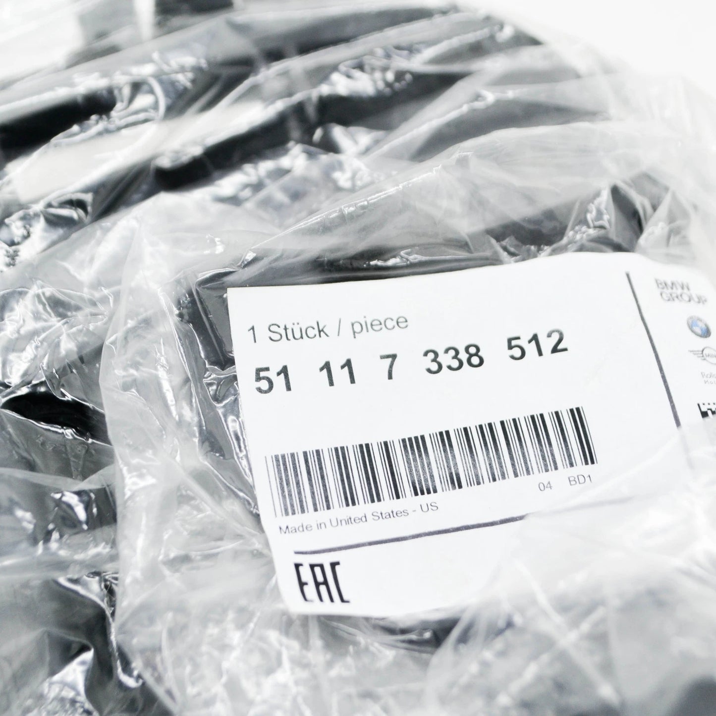 NEW BMW X4 F26 FRONT BUMPER RIGHT CLOSED GRILLE 51117338512 7338512 ORIGINAL