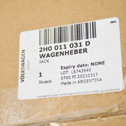 NEW VW AMAROK 2H, S1B FACTORY BOTTLE NECK JACK 2H0011031D