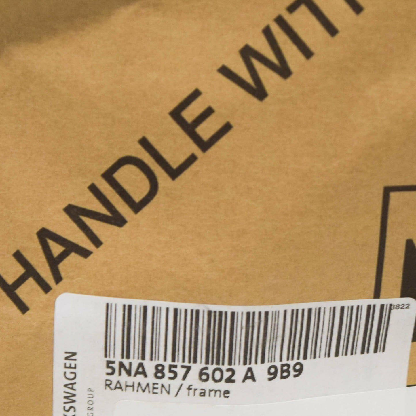 NEW VOLKSWAGEN TIGUAN MK2 FRONT RIGHT DOOR MIRROR FRAME 5NA857602A9B9 ORIGINAL