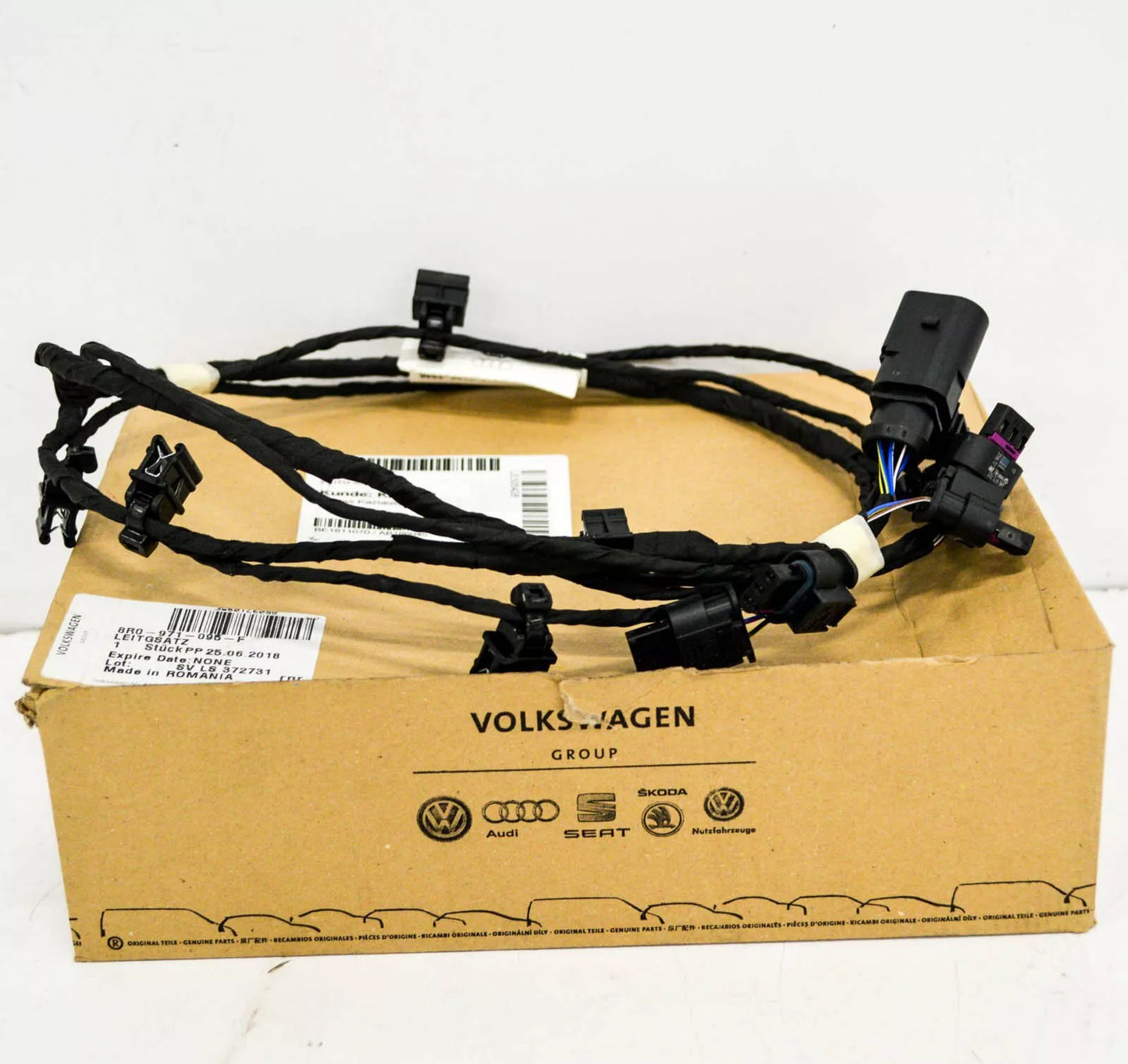 NEW AUDI Q5 8R FRONT PARKING SENSORS WIRING HARNESS LOOM 8R0971095F ORIGINAL