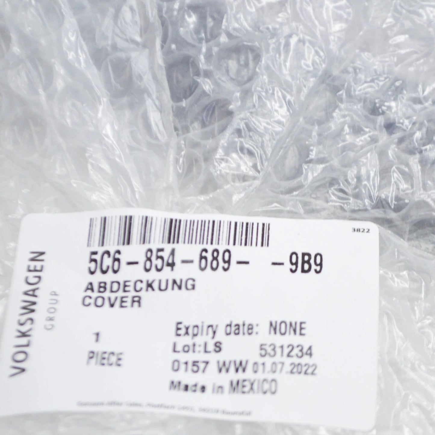 NEW VOLKSWAGEN JETTA A6 REAR BUMPER LEFT SIDE PANEL COVER 5C68546899B9