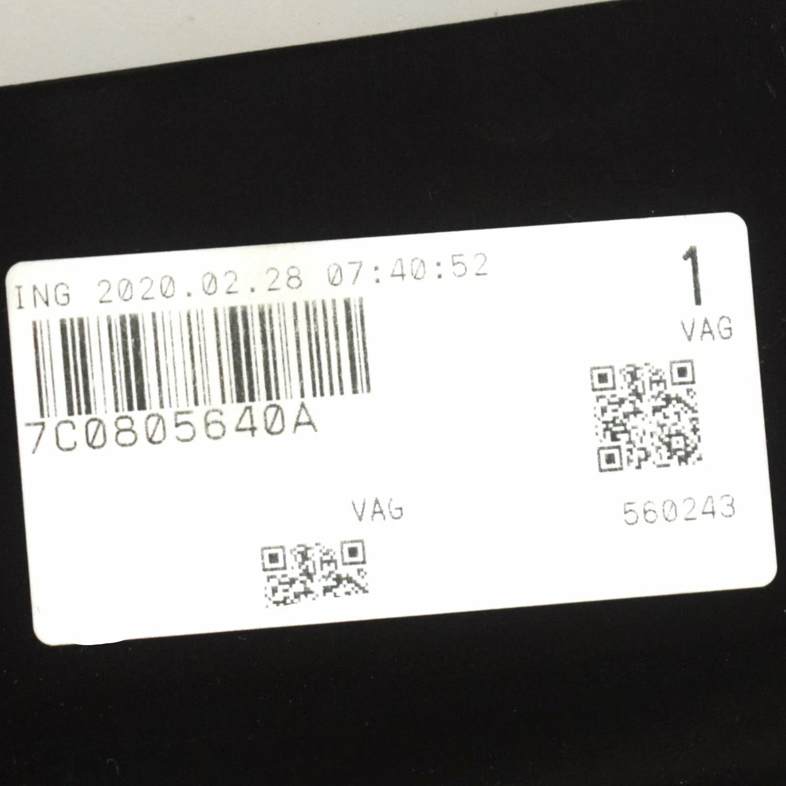 NEW VOLKSWAGEN CRAFTER MK2 RADIATOR AIR DUCT 7C0805640A 2018 ORIGINAL