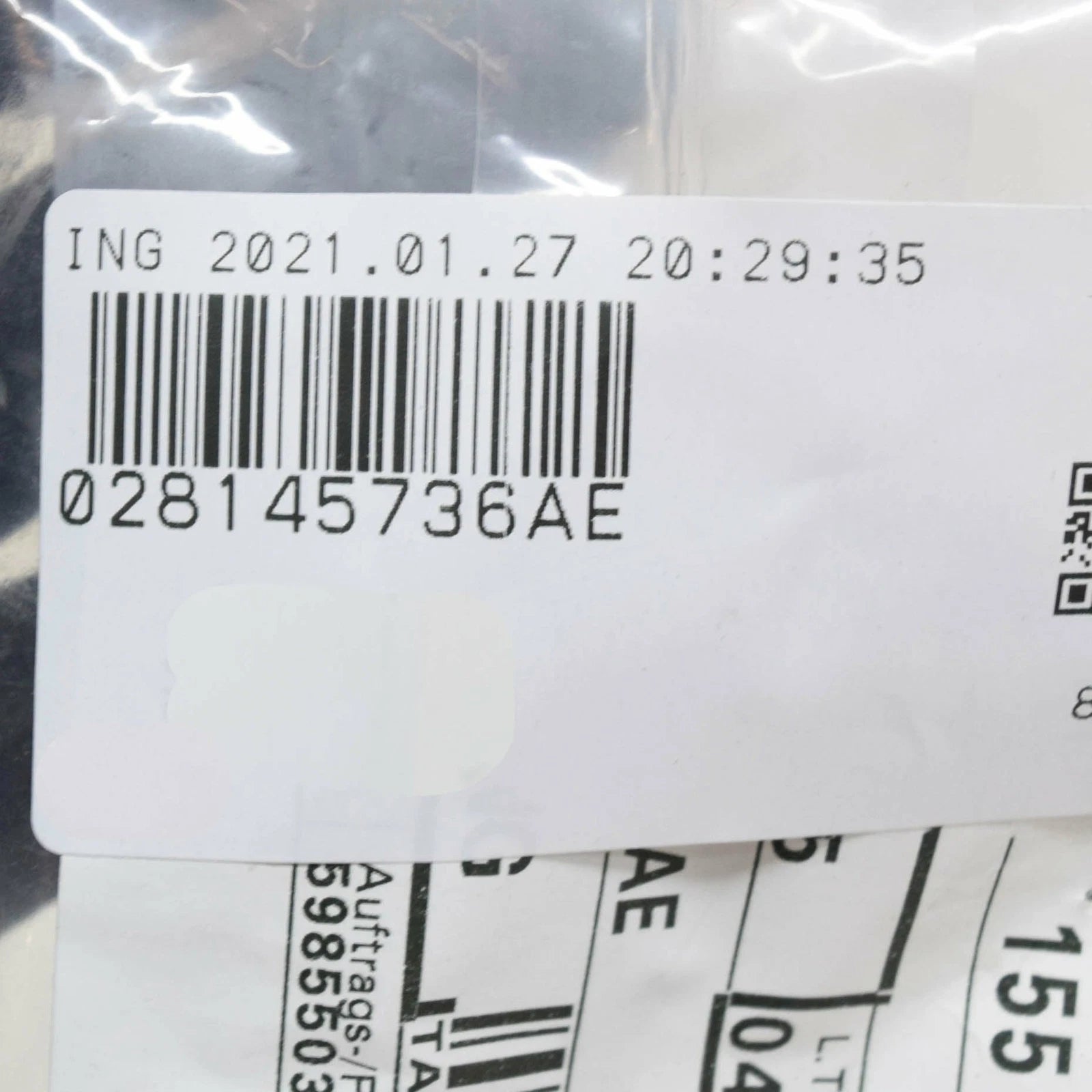 NEW VOLKSWAGEN POLO 9N OIL RETURN LINE 028145736AE