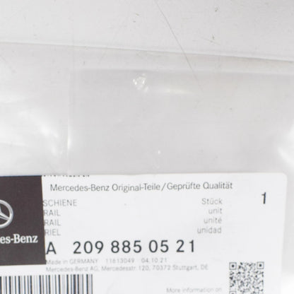 NEW MB CLK C209 AMG REAR BUMPER LEFT CHROME TRIM A2098850521 ORIGINAL