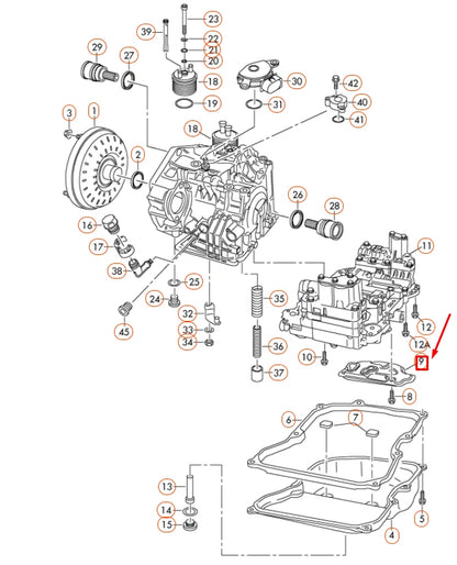 NEW VOLKSWAGEN BEETLE A5 TRANSMISSION OIL STRAINER 09G325429B ORIGINAL
