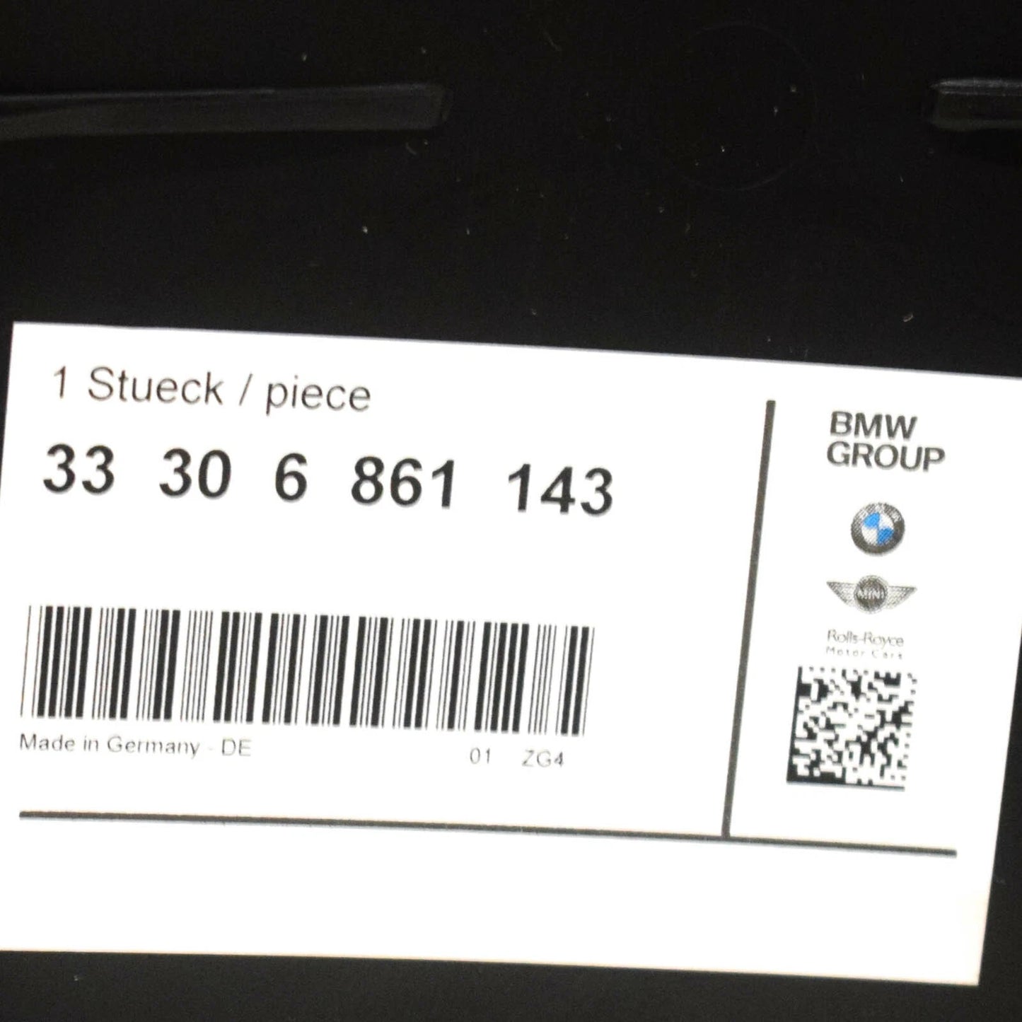 NEW BMW 7 G11 REAR AXLE SUPPORT LEFT COVER 33306861143 6861143 ORIGINAL