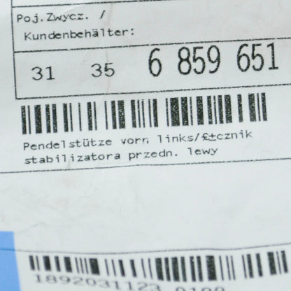 NEW BMW X5 F15 FRONT SWAY BAR STABILIZER LEFT TIE ROD 31356859651 2015 ORIGINAL