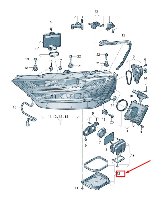 NEW AUDI A8 4N HEADLIGHT BULB COVER CAP 4N0941158