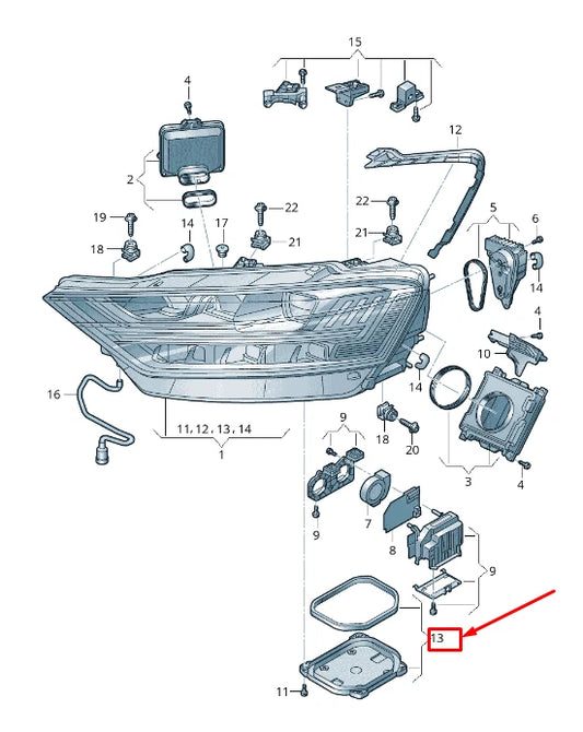NEW AUDI A8 4N HEADLIGHT BULB COVER CAP 4N0941158