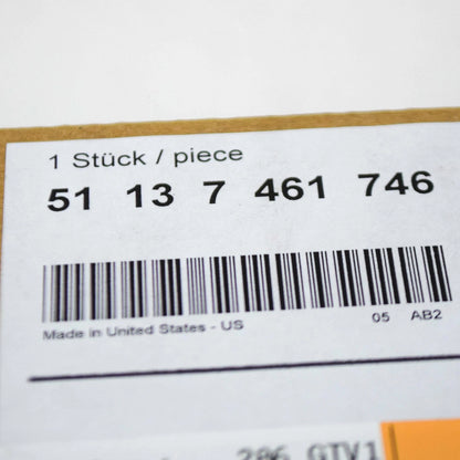 NEW BMW X4 G02 M FRONT RIGHT WINDSHIELD DRIP MOULDING 51137461746 ORIGINAL