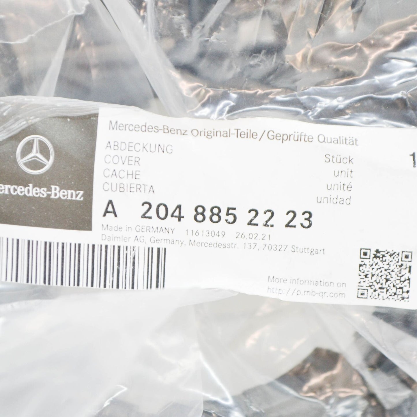 NEW MERCEDES-BENZ C-CLASS W204 FRONT LEFT GRILL A2048852223 ORIGINAL