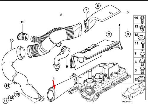 NEW BMW 3 E46 AIR FILTER 13712246997 ORIGINAL