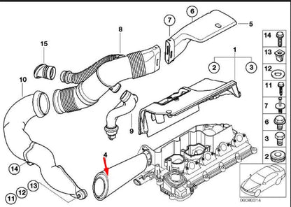 NEW BMW 3 E46 AIR FILTER 13712246997 ORIGINAL