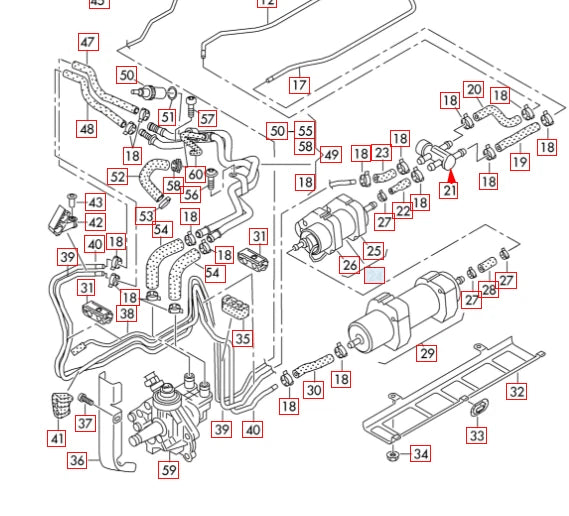 NEW AUDI Q7 4L FUEL PUMP VALVE 8T0127247C 2015