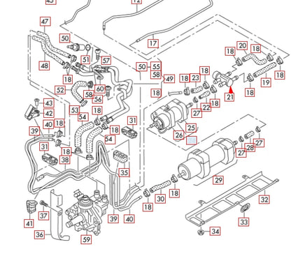 NEW AUDI Q7 4L FUEL PUMP VALVE 8T0127247C 2015