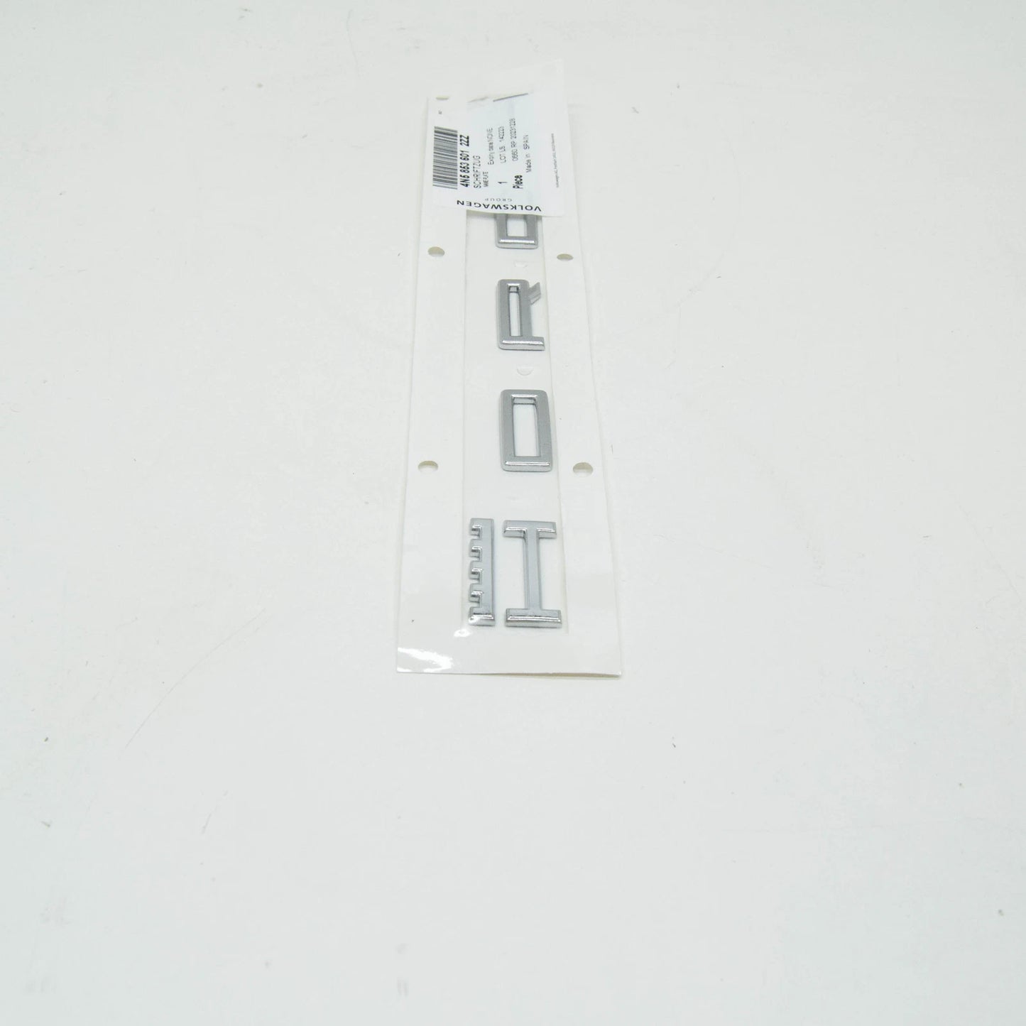 NEW AUDI A8 D5 REAR LID 'HORCH' EMBLEM 4N58536012ZZ ORIGINAL