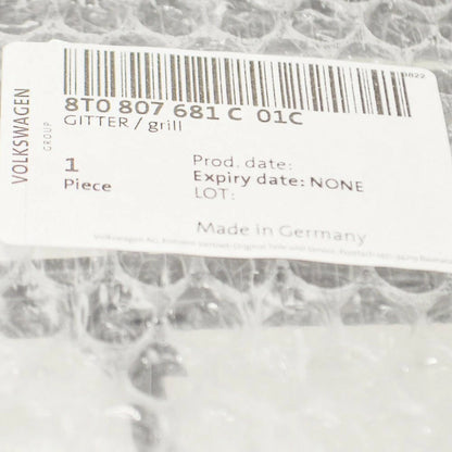 NEW AUDI A5 8T LEFT FOG LIGHT GRILLE S-LINE 8T0807681C01C 8T0807681C 01C