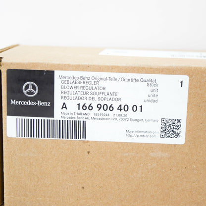 NEW MERCEDES-BENZ ML W166 BLOWER MOTOR REGULATOR A1669064001 ORIGINAL