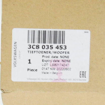 NEW VOLKSWAGEN CC REAR RIGHT DOOR BASS LOUDSPEAKER 3C8035453