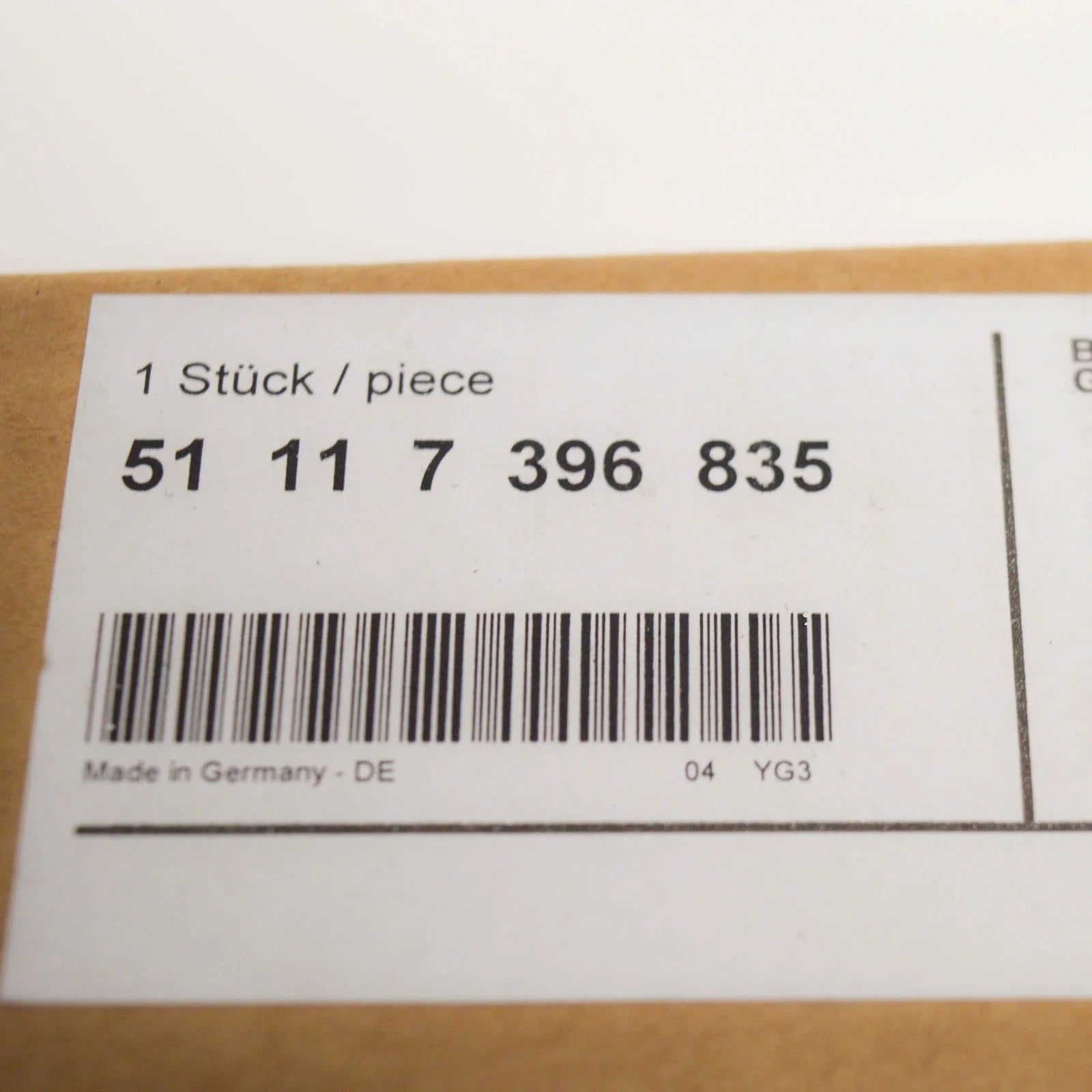 NEW BMW 3 F30 FRONT BUMPER LEFT FINISHER ROD 51117396835 7396835 2016 ORIGINAL