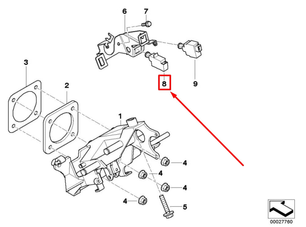 NEW BMW 5 E39 STOP LIGHT SWITCH 8360853 61318360853 ORIGINAL