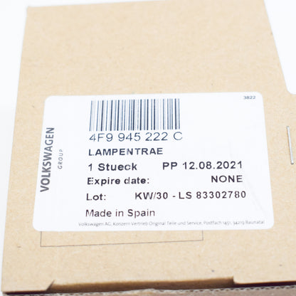 NEW AUDI A6 C6 RIGHT REAR CARRIER TAILIGHT BULB 4F9945222C ORIGINAL