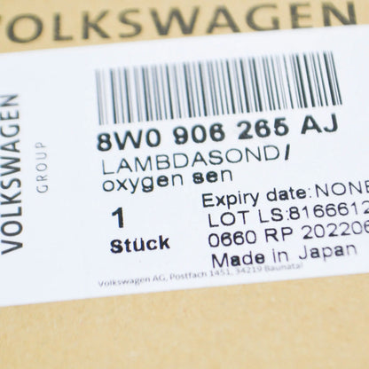 NEW AUDI A4 AVANT B9 REAR LAMBDA OXYGEN SENSOR 8W0906265AJ ORIGINAL