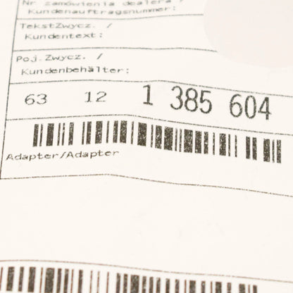 NEW BMW 3 E30 HEADLIGHT ADAPTER 63121385604 1385604 ORIGINAL