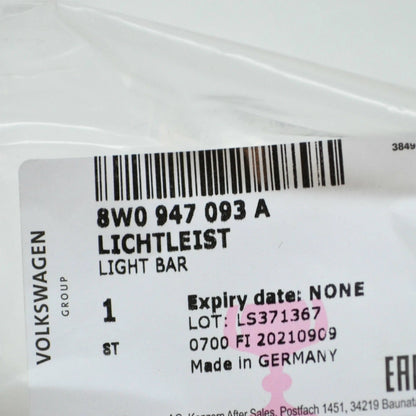 NEW AUDI A4 B9 FRONT LEFT CENTER CONSOLE INTERIOR LIGHT FIBRE 8W0947093A