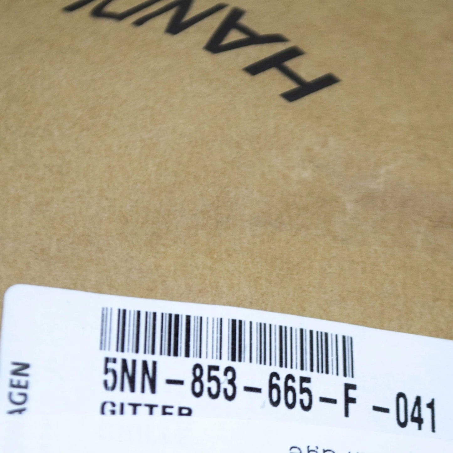 NEW VW TIGUAN AD R-LINE FRONT LEFT BUMPER UPPER GRILLE 5NN853665F041