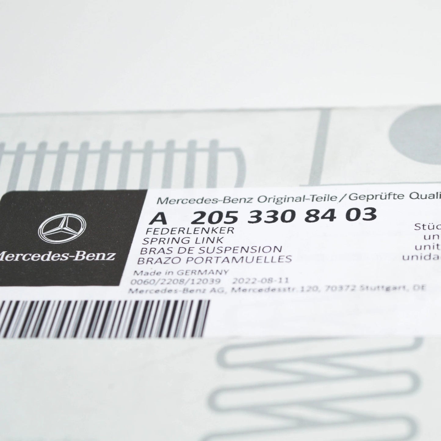 NEW MERCEDES-BENZ C W205 FRONT WISHBONE CONTROL ARM A2053308403