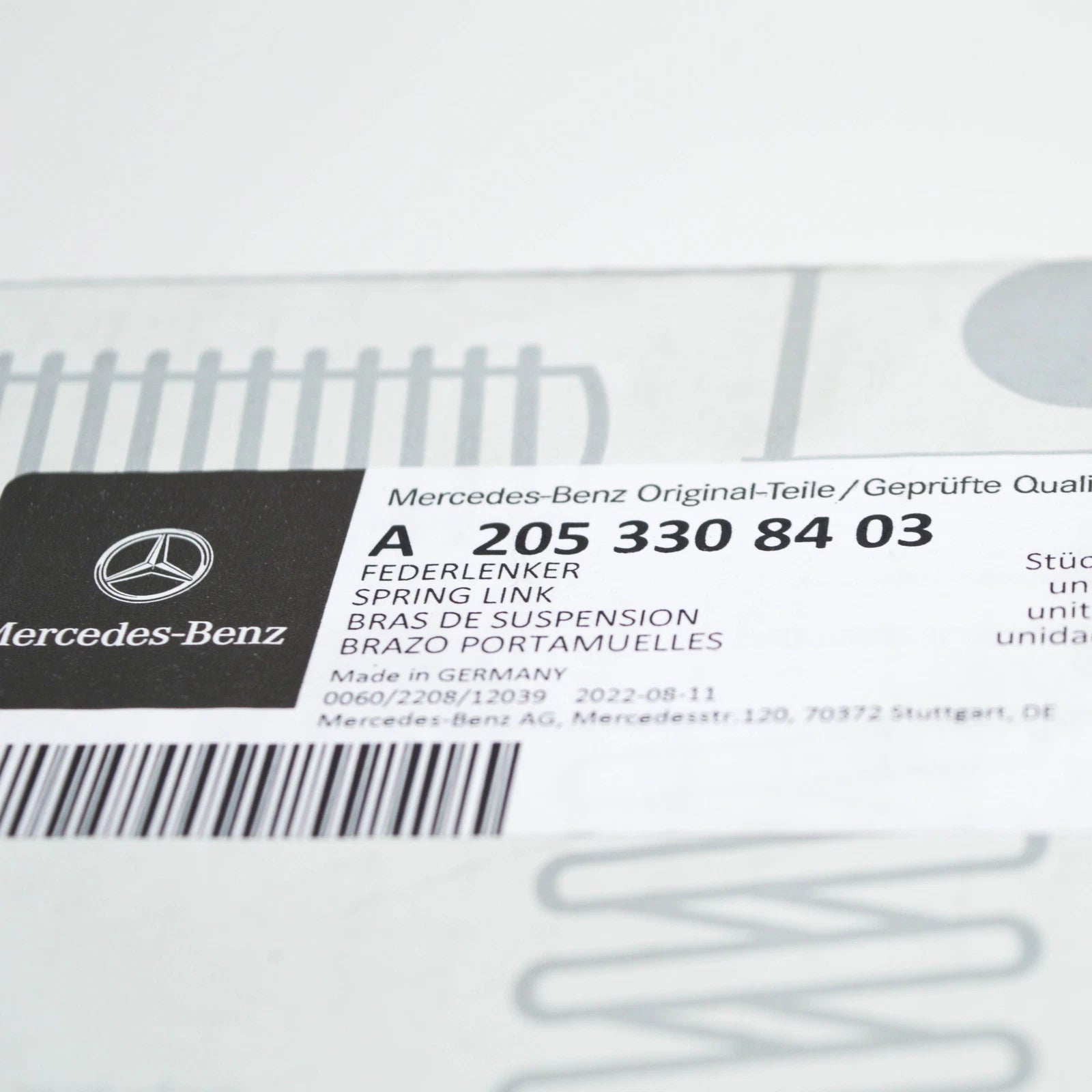 NEW MERCEDES-BENZ C W205 FRONT WISHBONE CONTROL ARM A2053308403