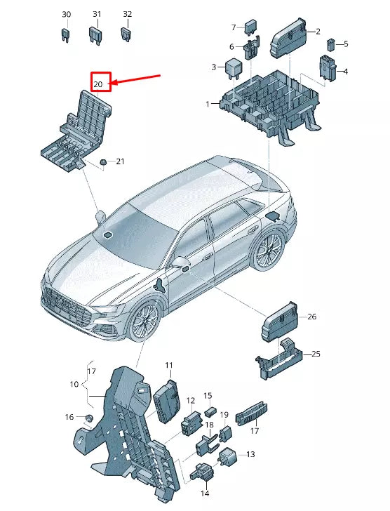 NEW VW TOUAREG CR POTENTIAL DISTRIBUTOR 4M0937517J